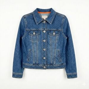 Merona Kids Small Denim Jacket with Orange Trim